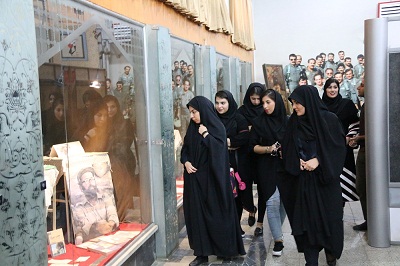 The ritual of dusting and perfuming the martyrs’ tombs and a visit to the museum of Holy Defense